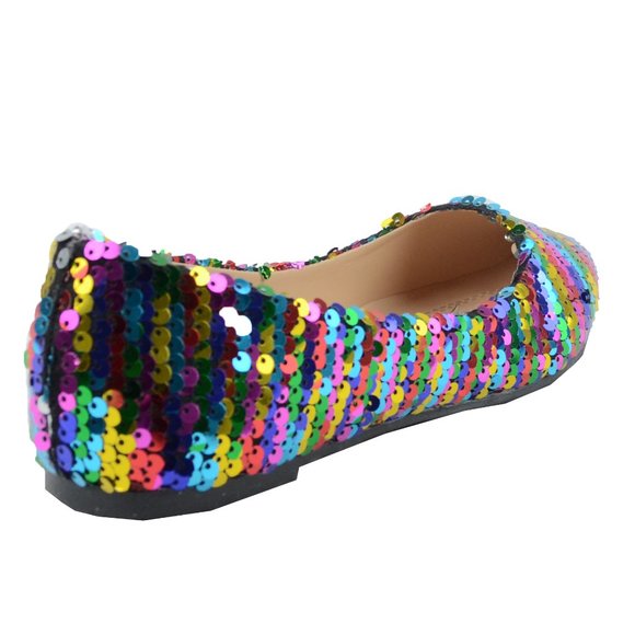 MULTI SEQUIN BALLET FLAT - Picture 3 of 4